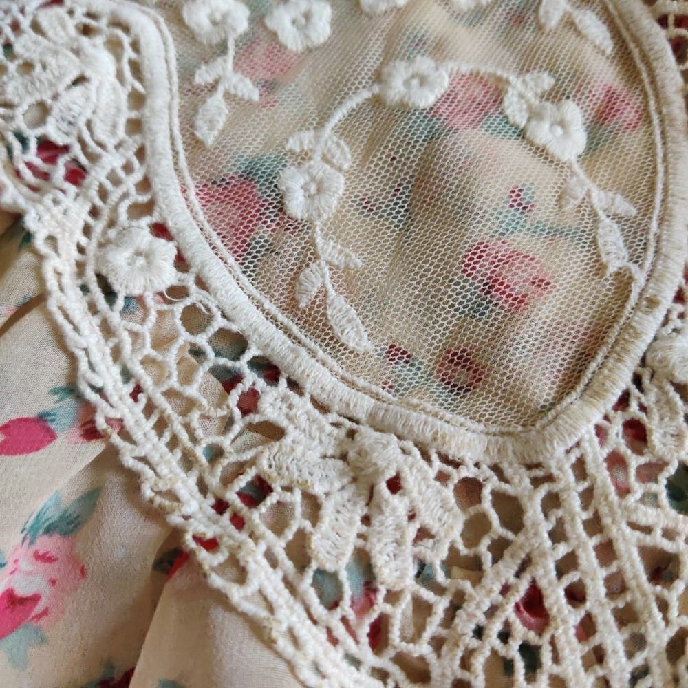 Cotton On flowy sheer floral blouse sz XS - Picture 8 of 11